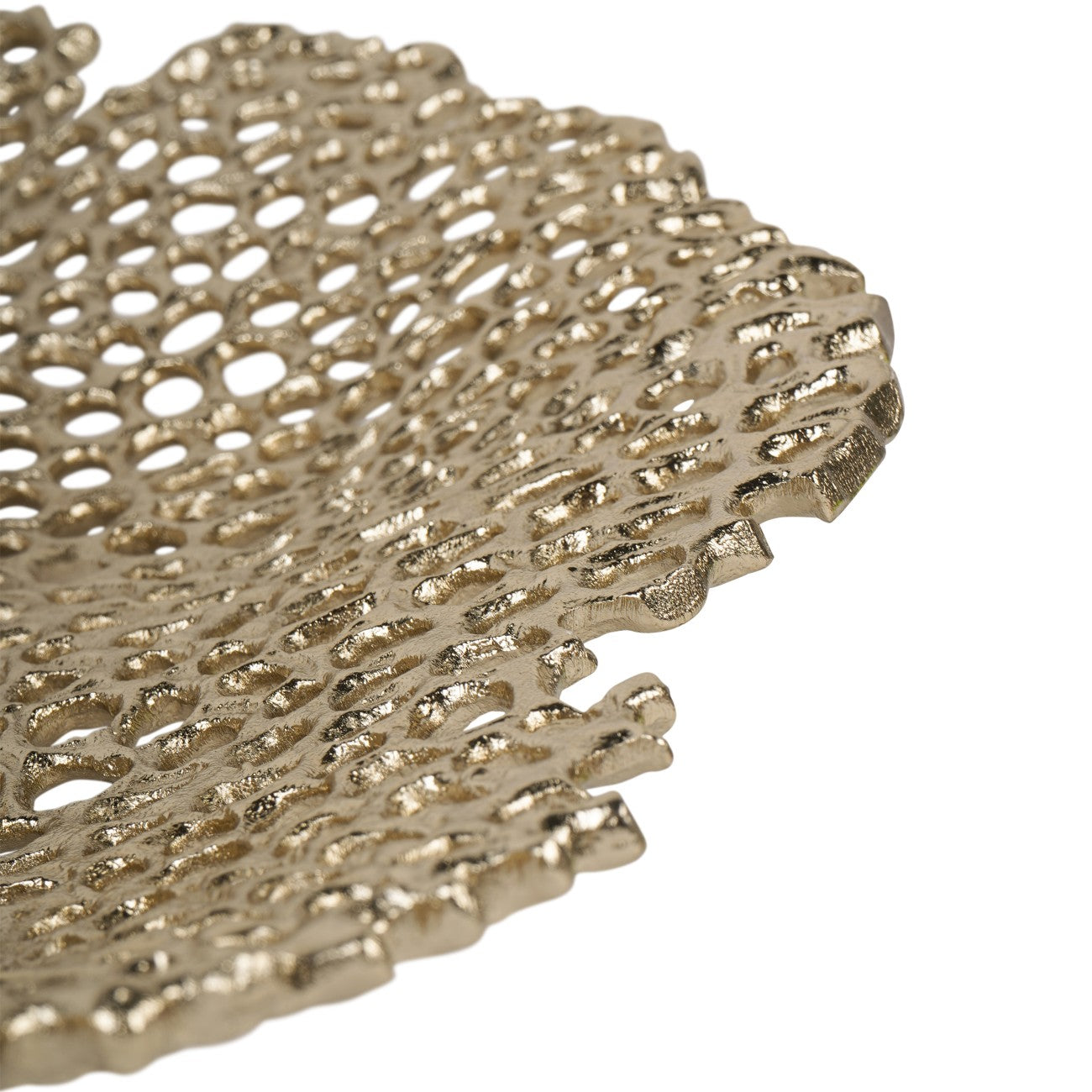 Miel Gold Cast Aluminium Platter